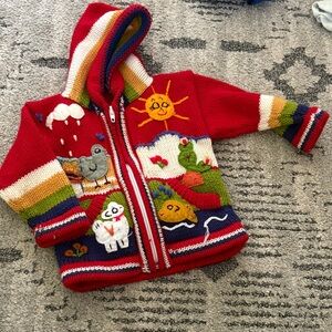 Colorful Kids Hooded Jacket